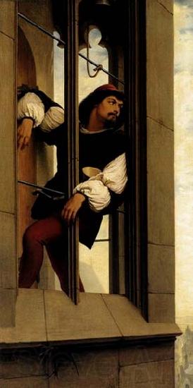 STEINLE, Edward Jakob von The Tower Watchman Spain oil painting art